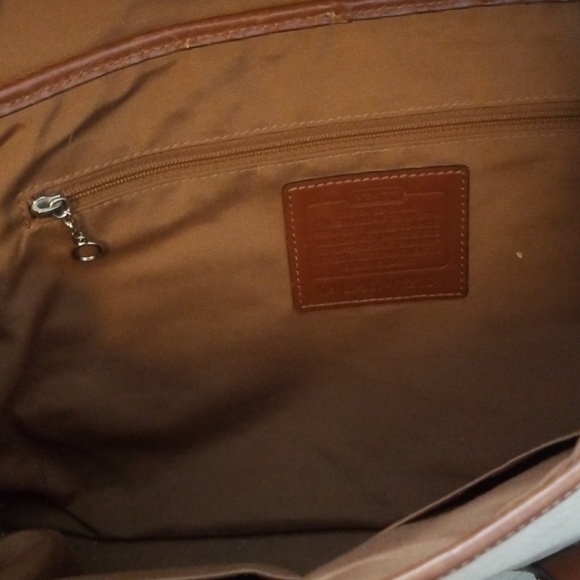 Vintage pebbled leather coach bag - Picture 6 of 8